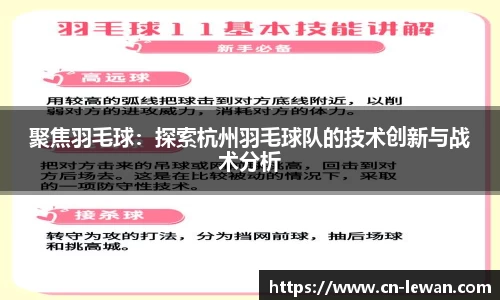 聚焦羽毛球：探索杭州羽毛球队的技术创新与战术分析